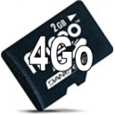 4Go Micro SD + Adaptateur