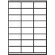 Etiquettes adhésives en planches